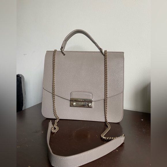 Authentic Furla Gray leather satchel - Picture 5 of 5